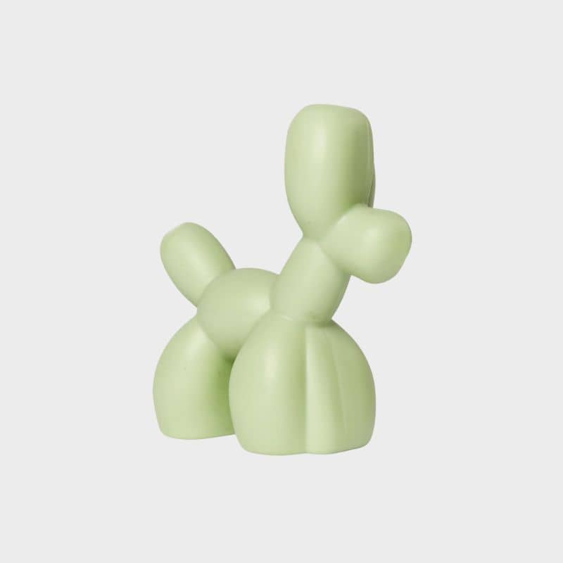Jouet pour chien en forme de chien ballon en matiére caoutchouc TPR résistant vert pomme de la marque Barc London