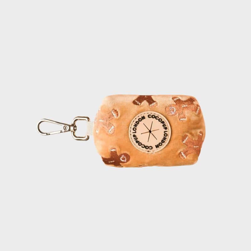 Poop bag de Cocopup London - Luxe velvelt gingerbread pour chien