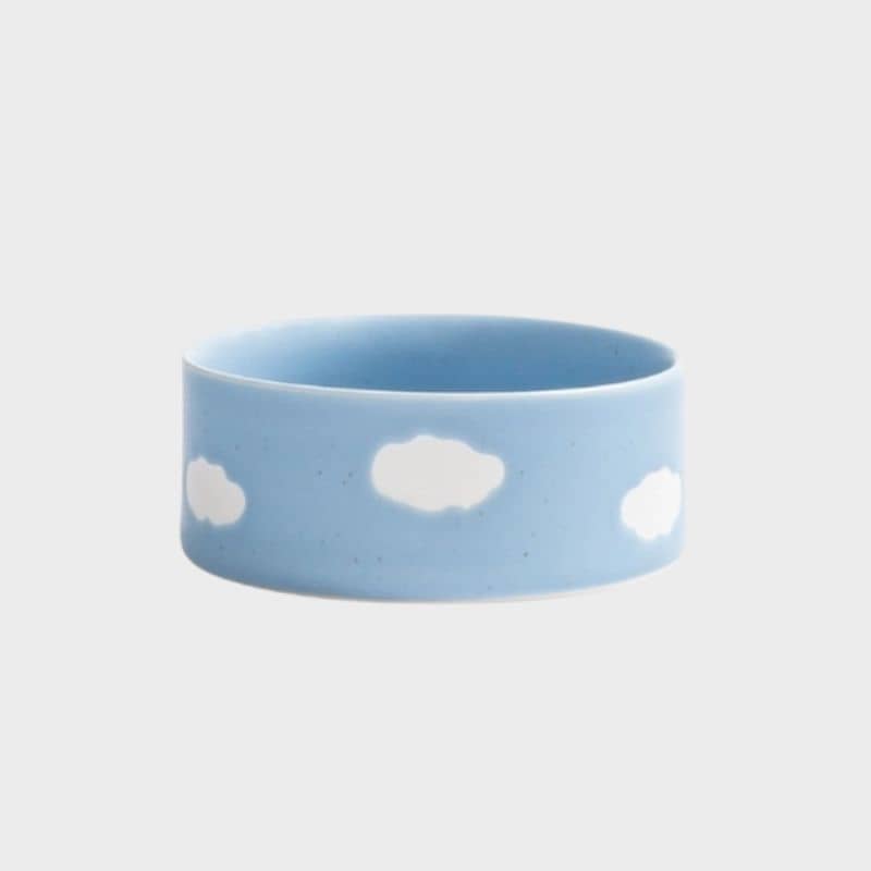 Gamelle pour chien en céramique collection "Cloud" de Egg Back Home