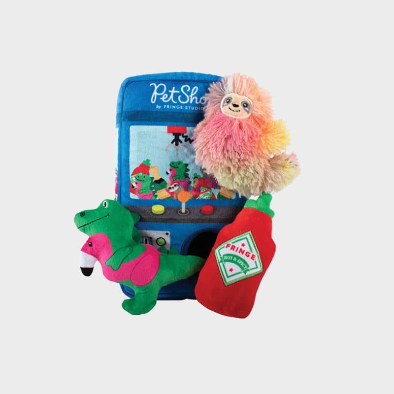 Jouet attrape peluches interactif pour chien de la marque Fringe Studio Pet Shop 