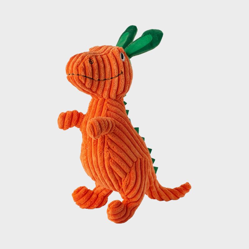 Jouet peluche pour chien en forme de dinosaure carotte de paques "Carrot bout you" Fringe