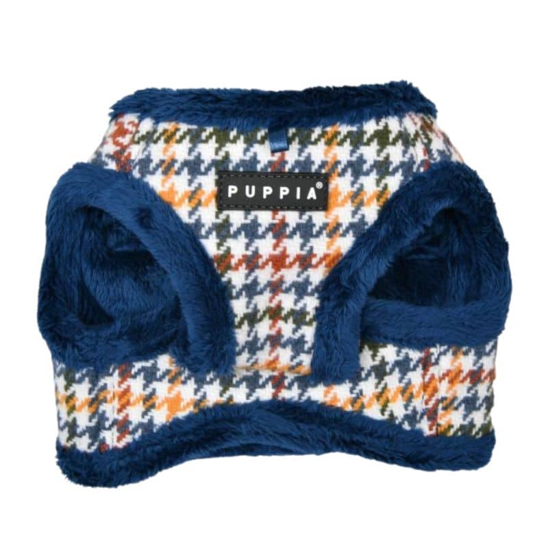 Détail du harnais veste pour chien de Puppia modèle Kent Blue