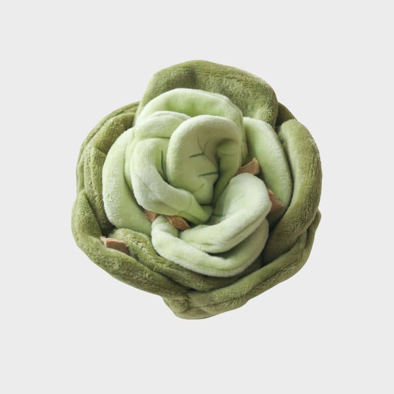 Jouet de fouille Pups & Bubs pour chien "Snuffle Cabbage" en forme de chou pour cacher des friandises