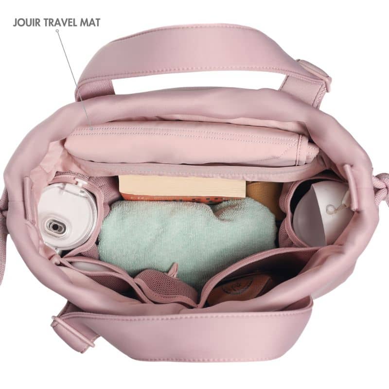 Jouir Travel Mat Pups & Bubs : tapis de voyage léger pour chien compatible avec le All Day Chill Bag