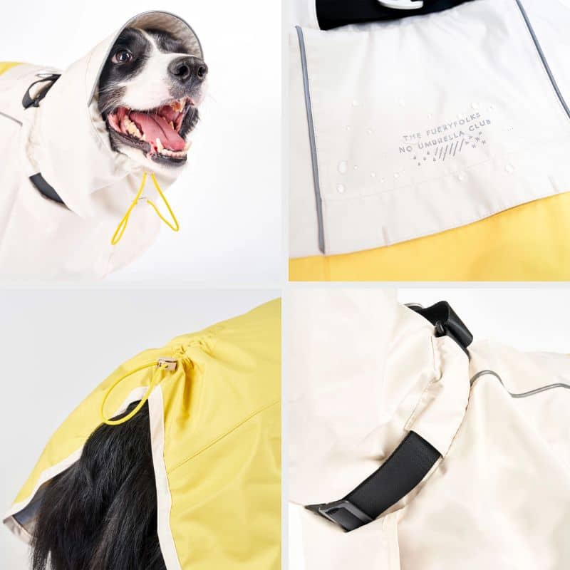 Détails de l'imperméable waterproof pour chien Venture de The FurryFolks