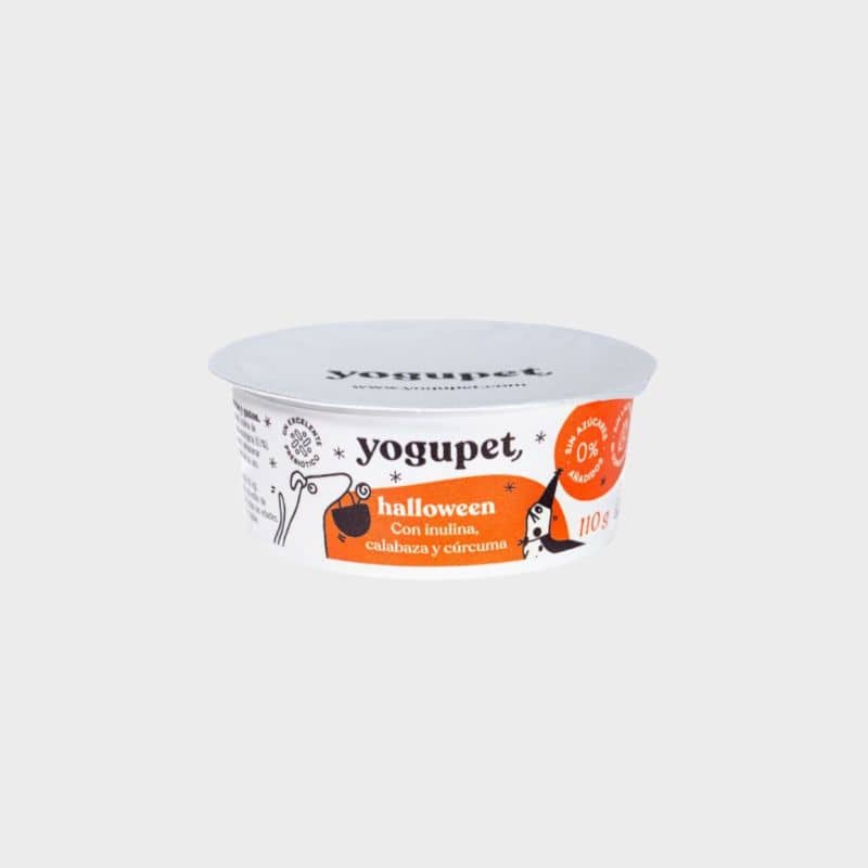 glace au yaourt pour chien ou chat Yogupet halloween, courge et curcumin